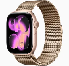 Watch 11 46 (jet black, rose gold)