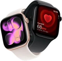 Watch 11 46 (jet black, rose gold)